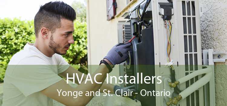 HVAC Installers Yonge and St. Clair - Ontario