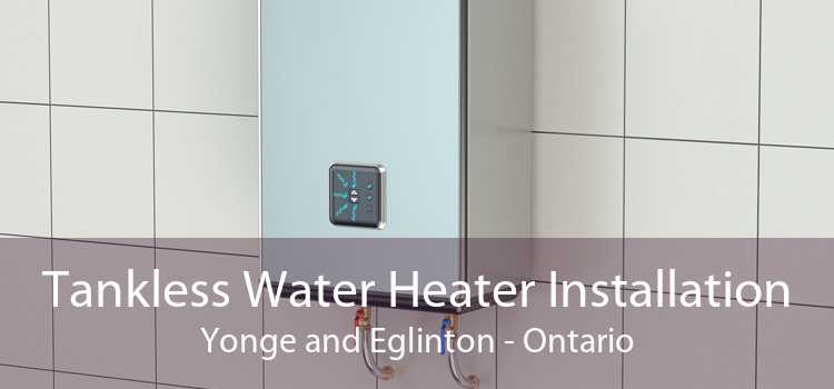 Tankless Water Heater Installation Yonge and Eglinton - Ontario